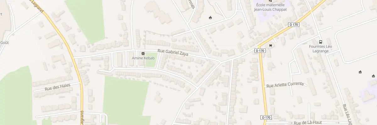 Plan du 7 Rue Gabriel Zaya à Fourmies