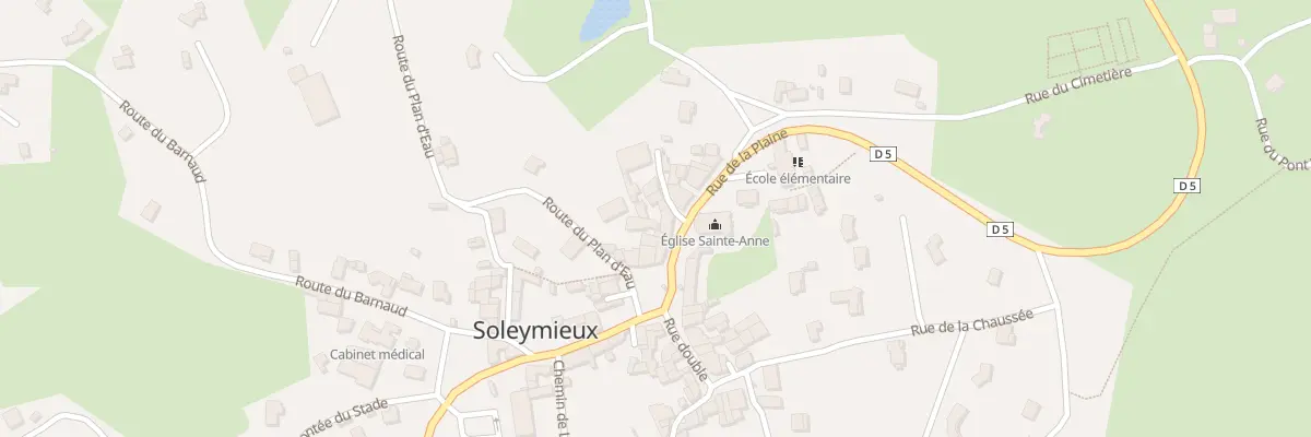 Plan du 55 Rte de la Plaine à Soleymieux
