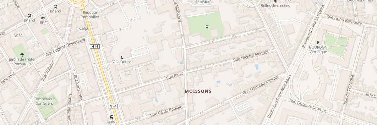 Plan du 25 Rue des Moissons à Reims