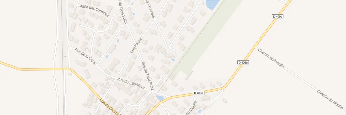 Plan du 8 Rue des Crochets à Montbré