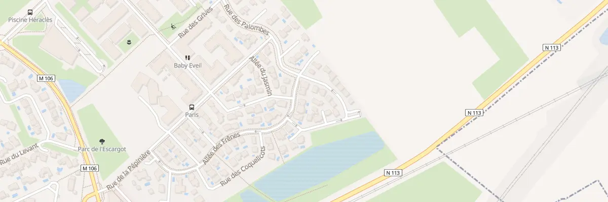 Plan du 306 All des Frênes à Saint-Brès