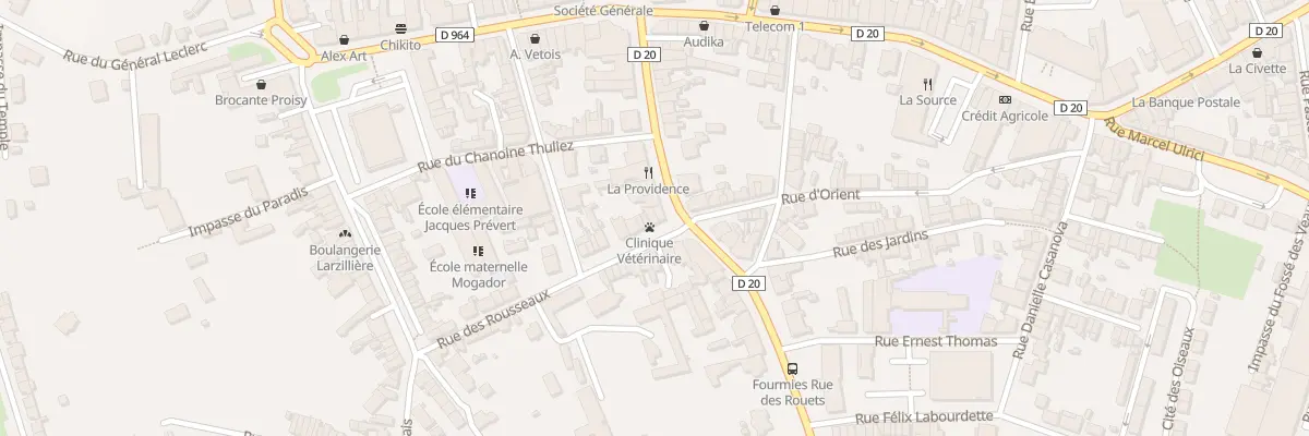 Plan du 29 Rue des Rousseaux à Fourmies