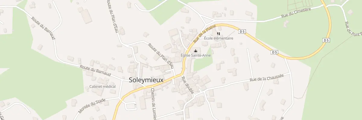 Plan du 23 Rte de la Plaine à Soleymieux