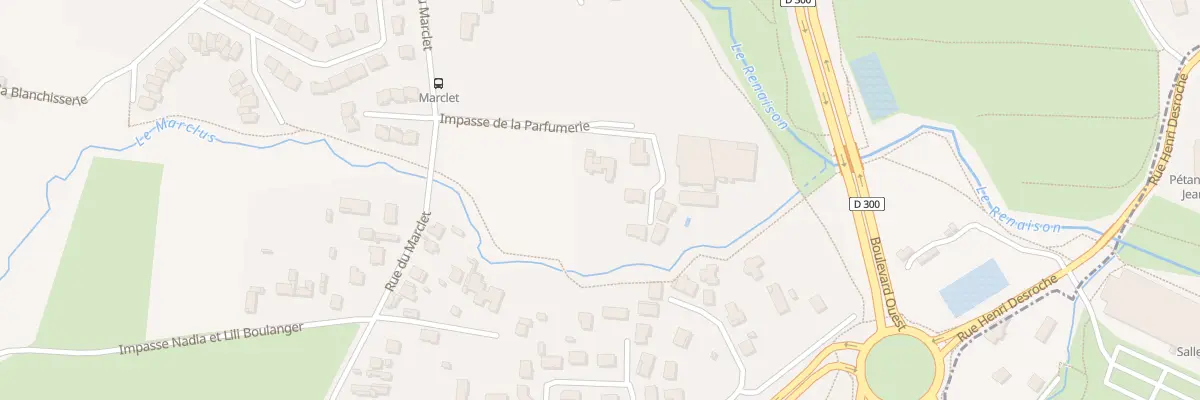 Plan du 237 Imp de la Parfumerie à Riorges