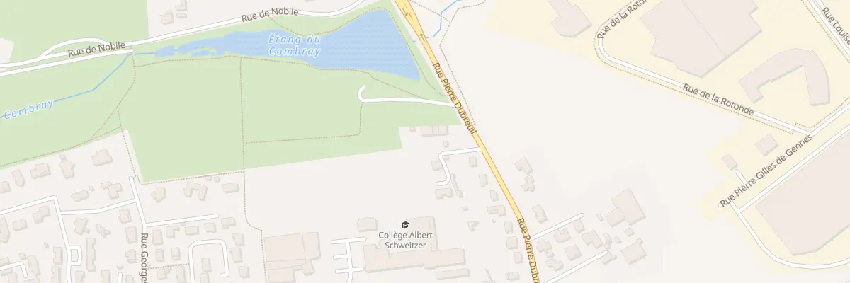Plan du 1075 Rue Pierre Dubreuil à Riorges