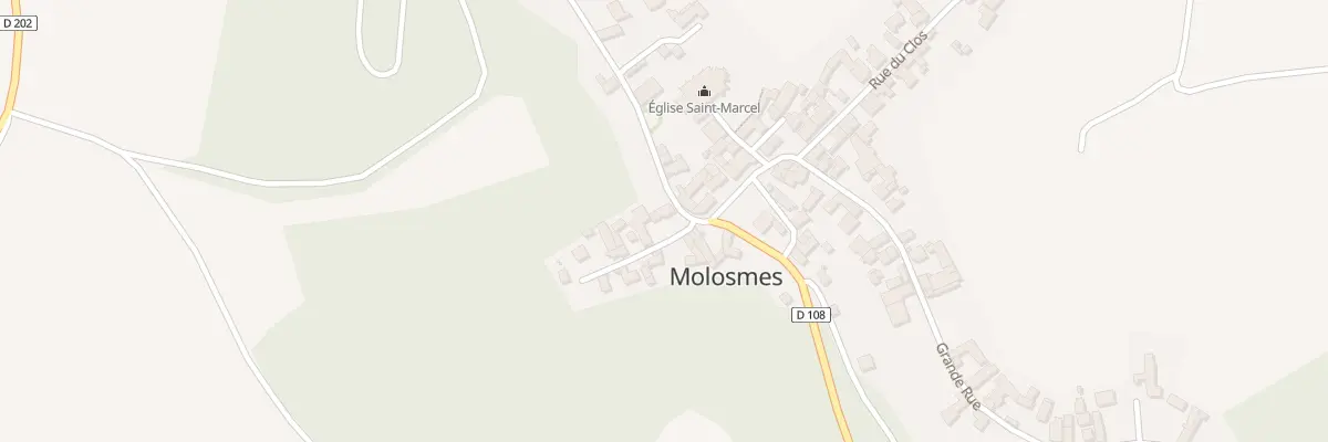 Plan du 1 Rue de la Voûte à Molosmes