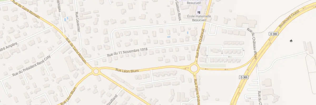 Plan du 135 Rue du Onze Novembre à Riorges