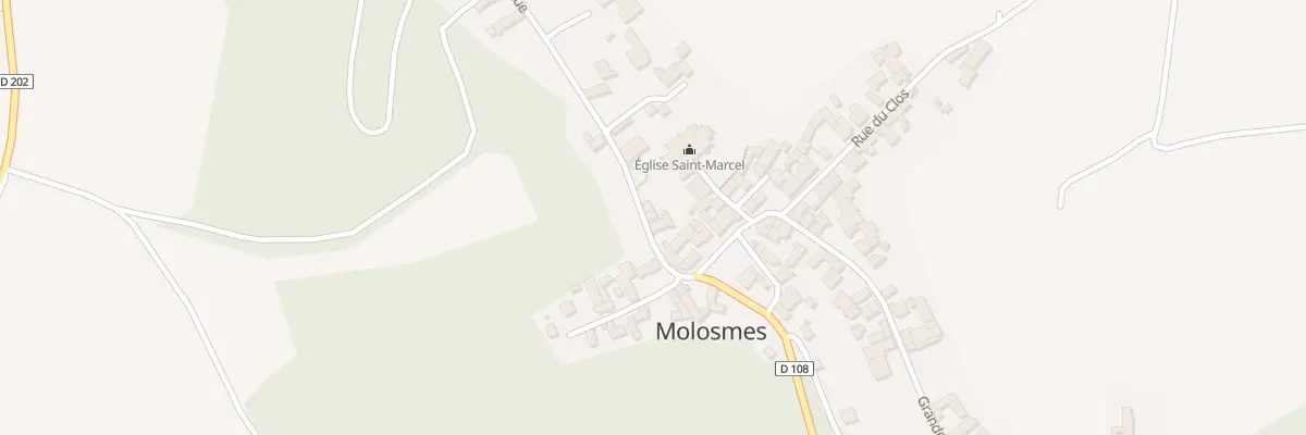 Plan du 59 Gr Grande Rue à Molosmes