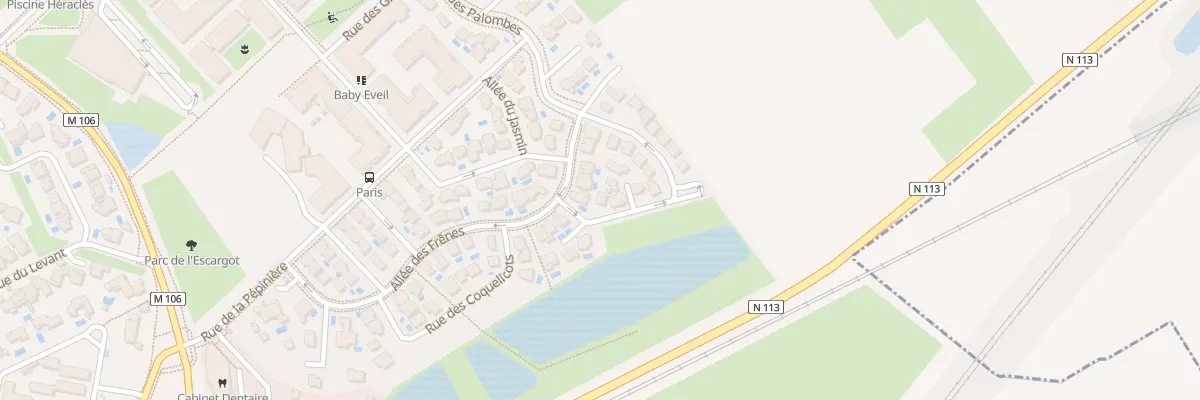 Plan du 159 Rue des Jujubiers à Saint-Brès