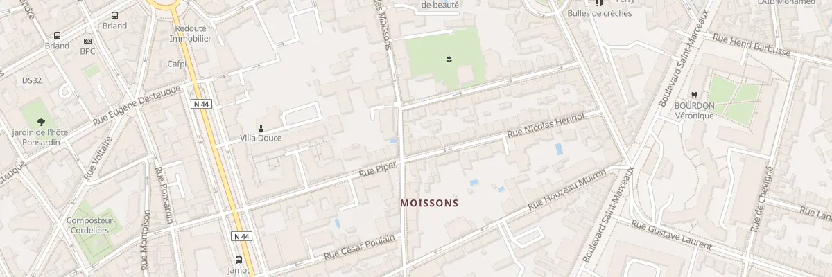 Plan du 23 Rue des Moissons à Reims