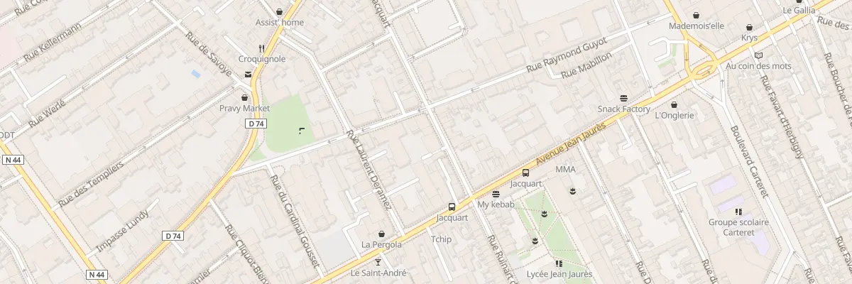 Plan du 7 Rue Jacquart à Reims