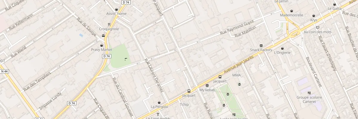 Plan du 9 Rue Jacquart à Reims