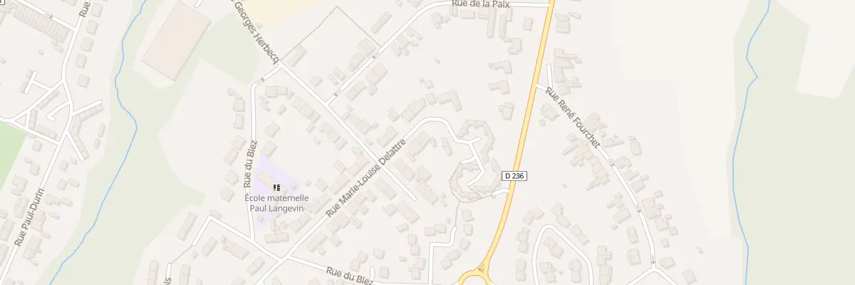 Plan du 16 Rue Marie Louise Delattre à Recquignies
