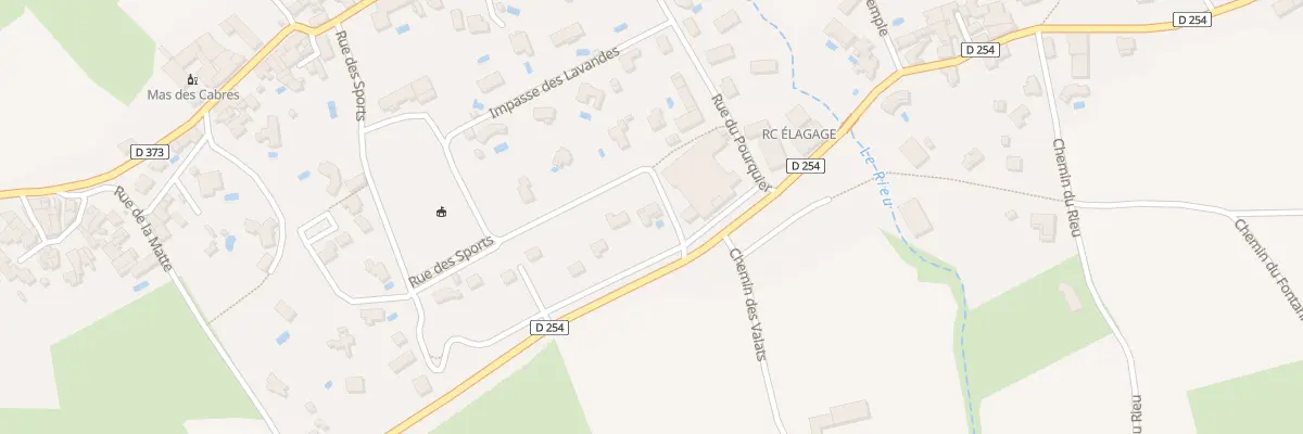 Plan du 5017 Rue du Lotissement à Aspères