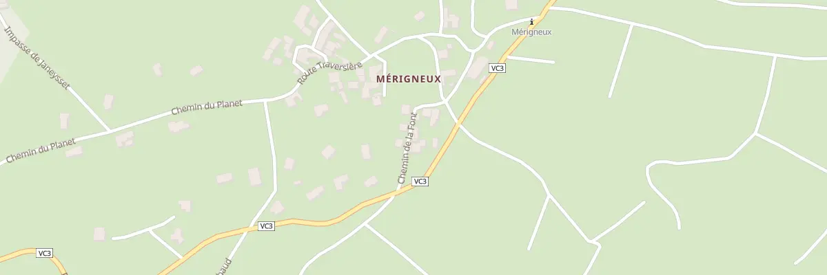 Plan du 5292 Che de la Font à Lézigneux