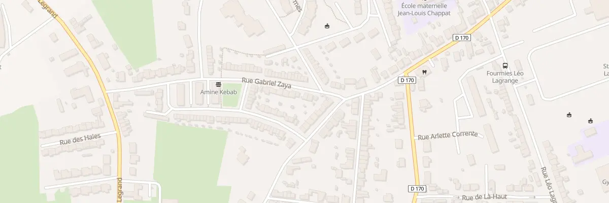 Plan du 3 Rue Gabriel Zaya à Fourmies