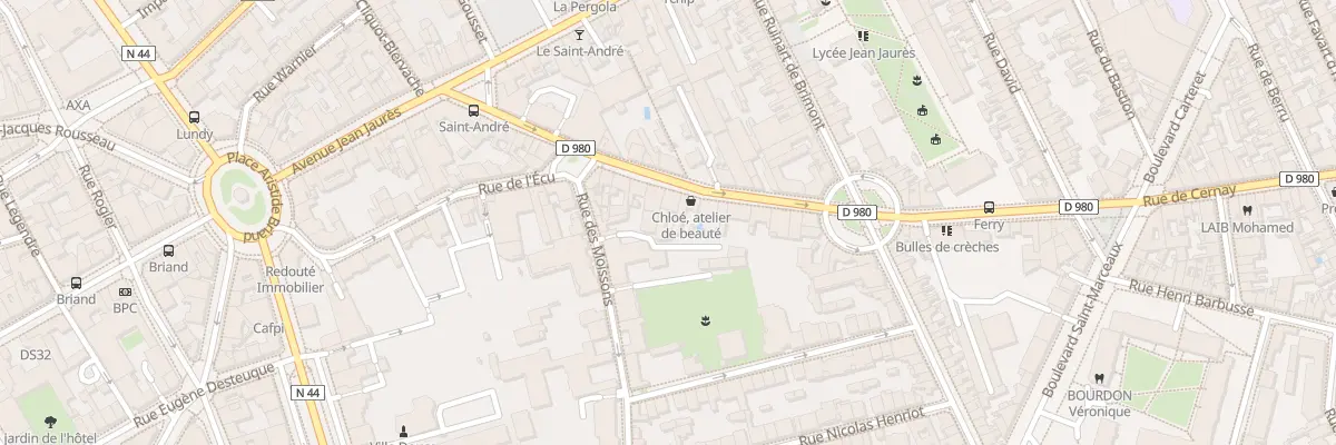 Plan du 28 Rue de Cernay à Reims