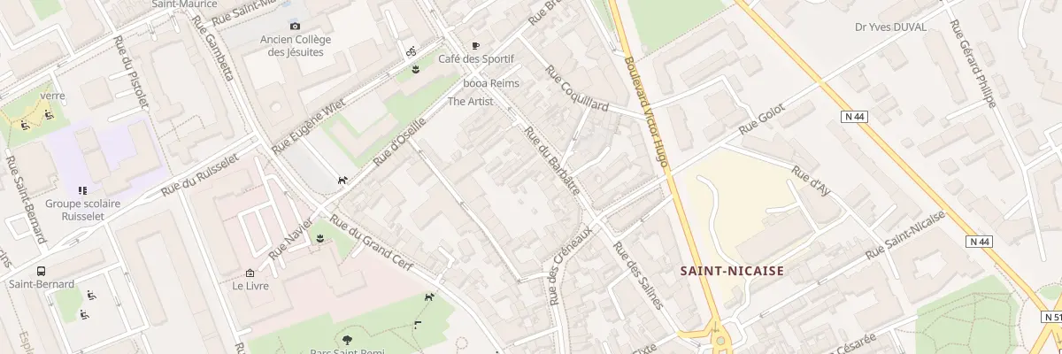 Plan du 166 Rue du Barbâtre à Reims