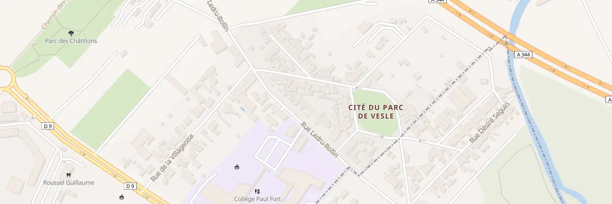 Plan du 213 Rue Ledru-Rollin à Reims