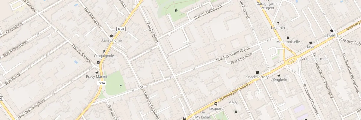 Plan du 20 Rue Jacquart à Reims
