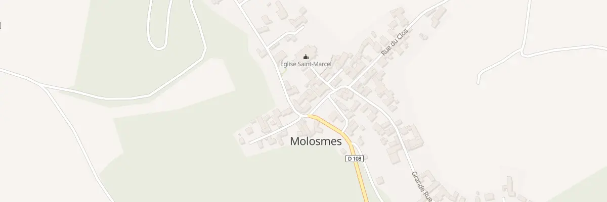 Plan du 51 Gr Grande Rue à Molosmes