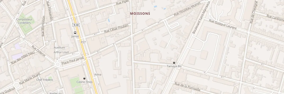 Plan du 45 Rue des Moissons à Reims
