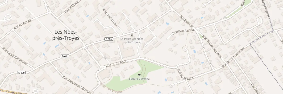 Plan du 7B Rue de la République aux Noës-près-Troyes