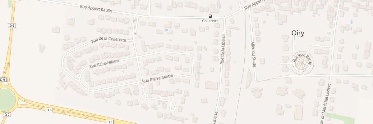 Plan du 12 Rue Pierre Maitre à Oiry