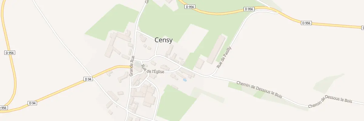 Plan du 5 Rue de Pasilly à Censy