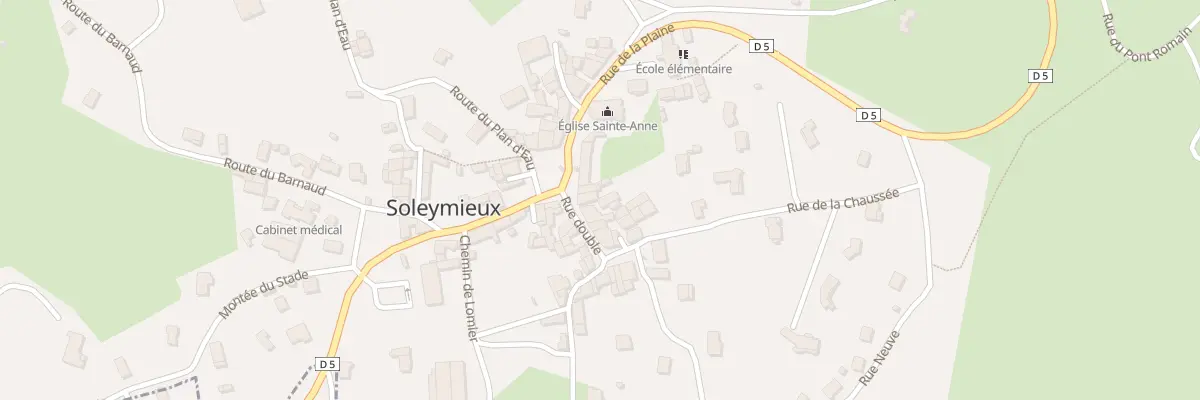 Plan du 130 Pl de la Fontaine à Soleymieux
