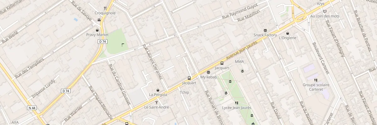 Plan du 3 Rue Jacquart à Reims