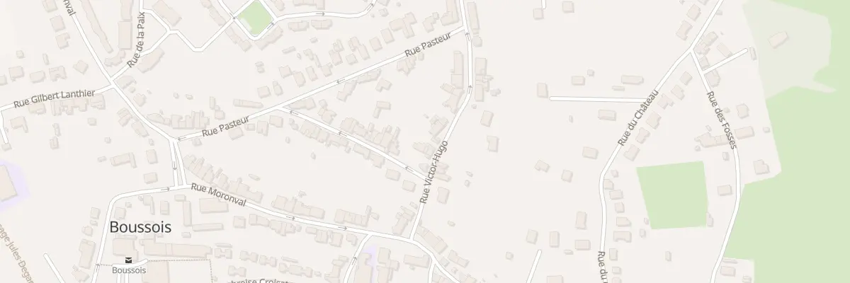 Plan du 89 Rue Victor Hugo à Boussois