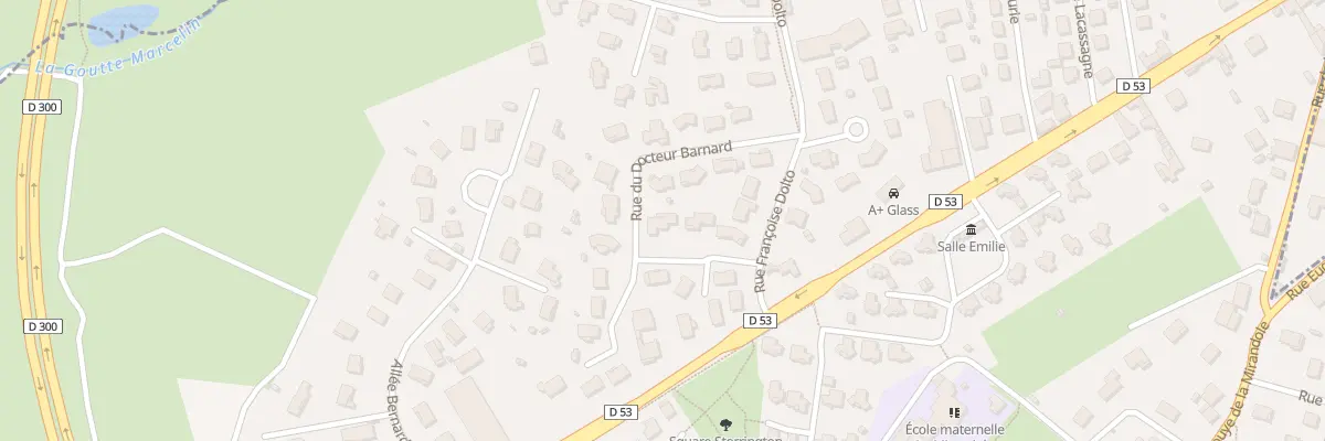 Plan du 54 Rue du Docteur Barnard à Villerest