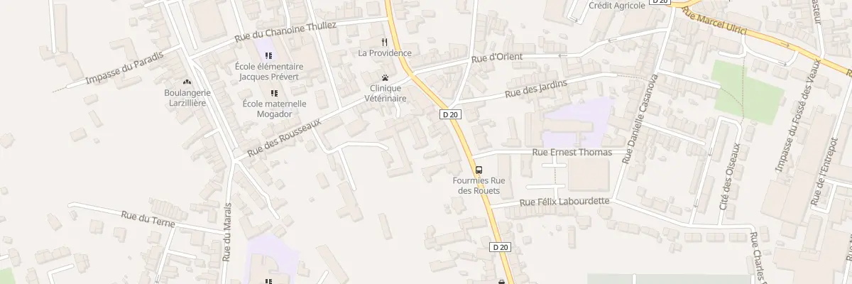 Plan du 10B Rue des Rouets à Fourmies