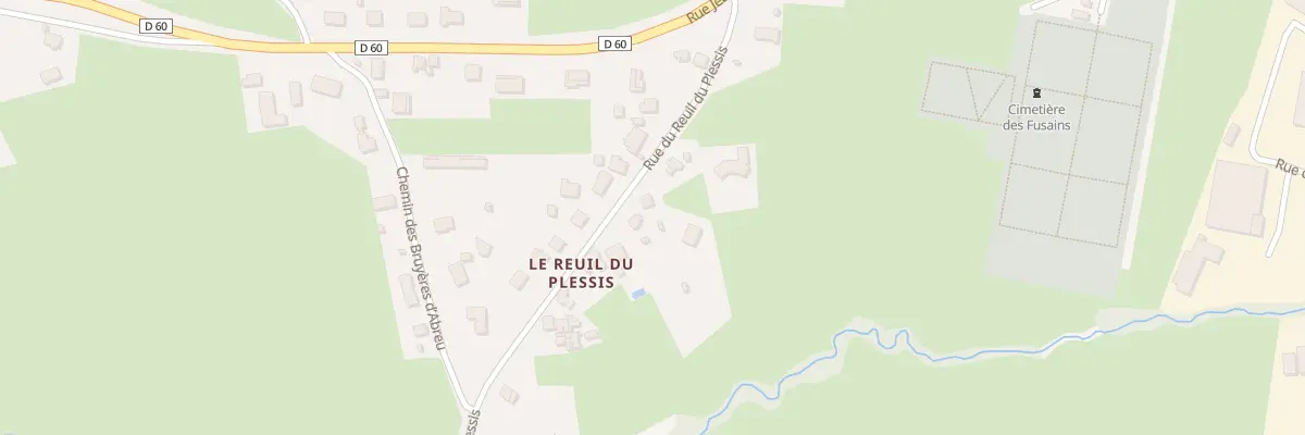 Plan du 9 Rue du Reuil du Plessis à Gueugnon