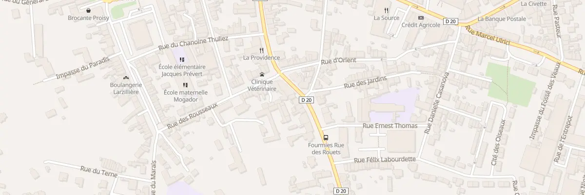 Plan du 4 Rue des Rouets à Fourmies