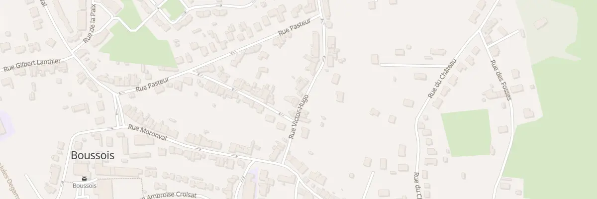 Plan du 97 Rue Victor Hugo à Boussois