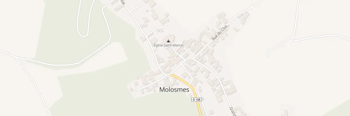 Plan du 5002 Rue de l’Eglise à Molosmes