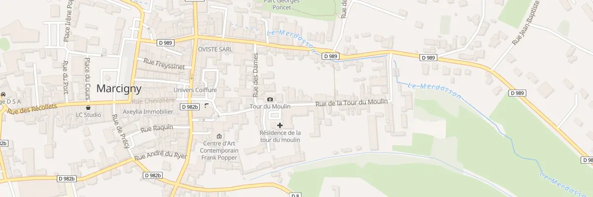 Plan du 13 Rue de la Tour à Marcigny