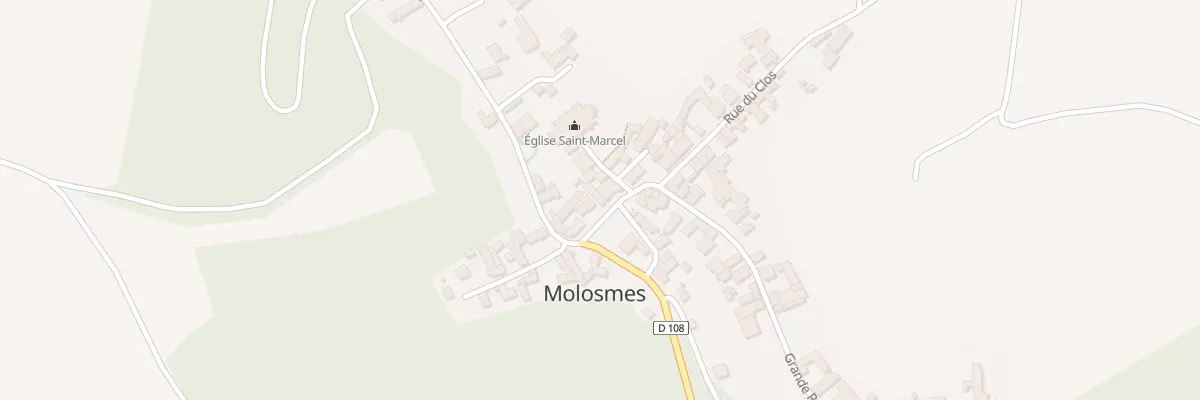 Plan du 45 Gr Grande Rue à Molosmes