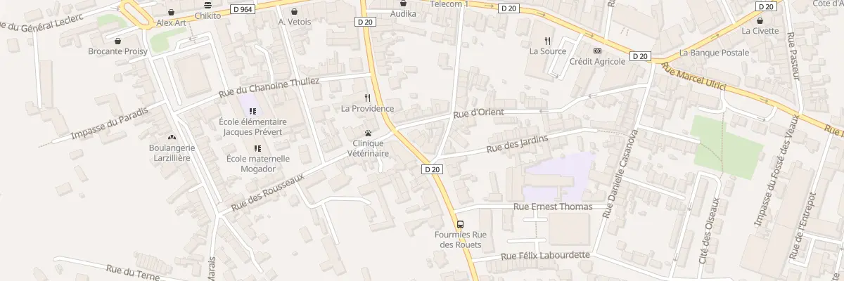 Plan du 5 Rue des Rouets à Fourmies