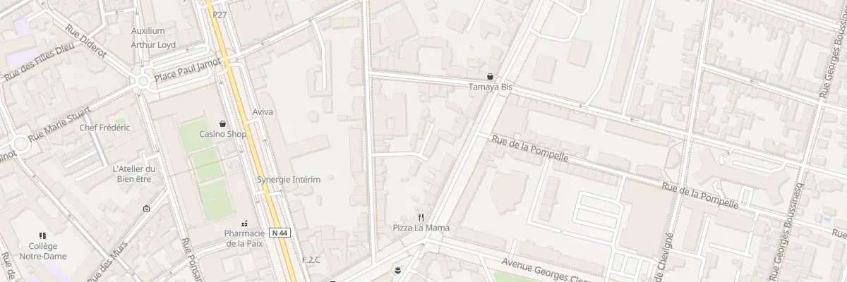 Plan du 124 Bd Saint-Marceaux à Reims