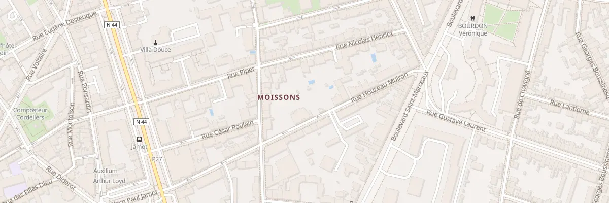 Plan du 23 Rue Houzeau Muiron à Reims