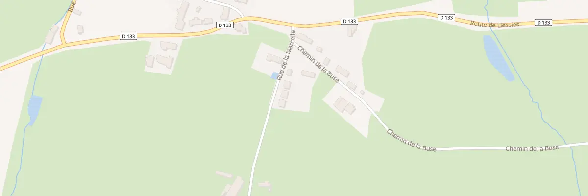 Plan du 5 Che de la Marcelle à Ramousies