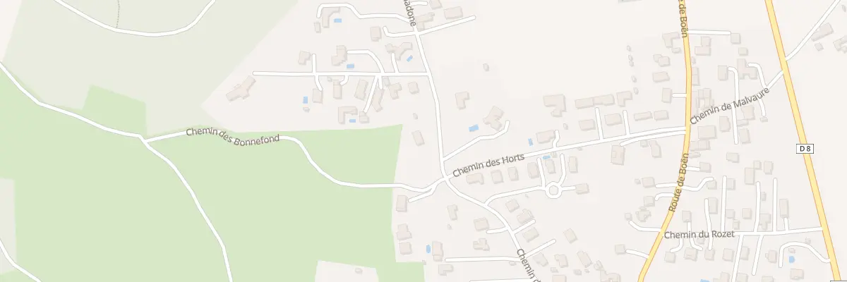 Plan du 331 Che de la Madone à Champdieu