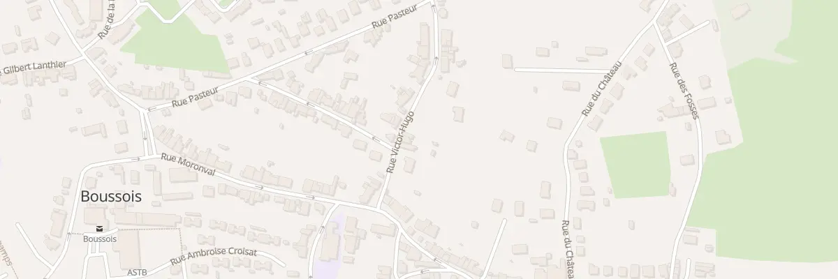 Plan du 84 Rue Victor Hugo à Boussois