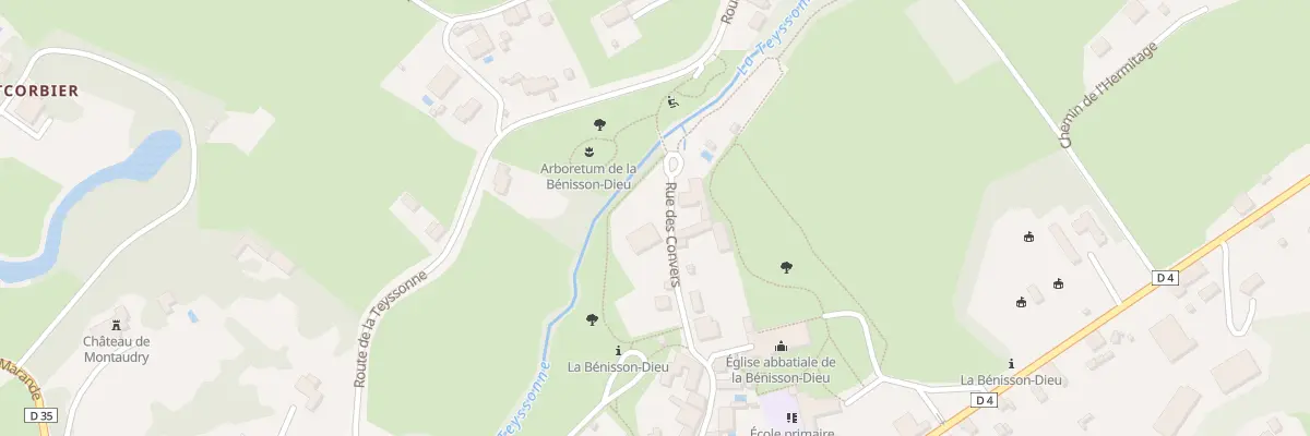 Plan du 5 Rue des Convers à La Bénisson-Dieu