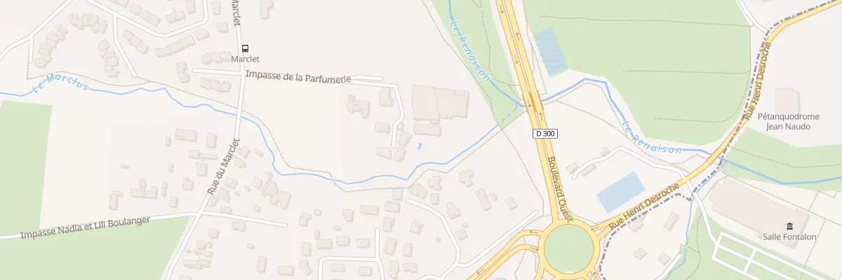 Plan du 233A Imp de la Parfumerie à Riorges