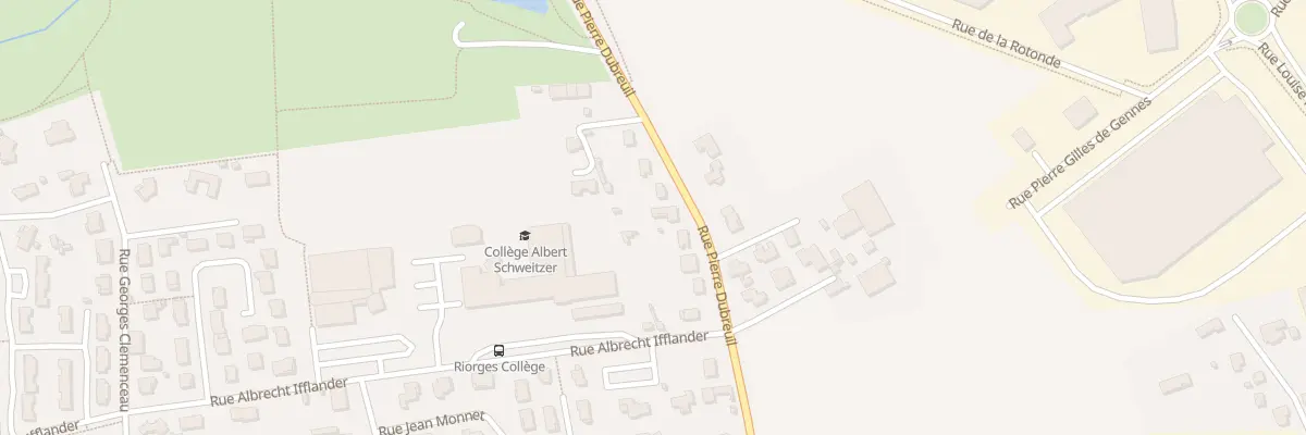 Plan du 987 Rue Pierre Dubreuil à Riorges