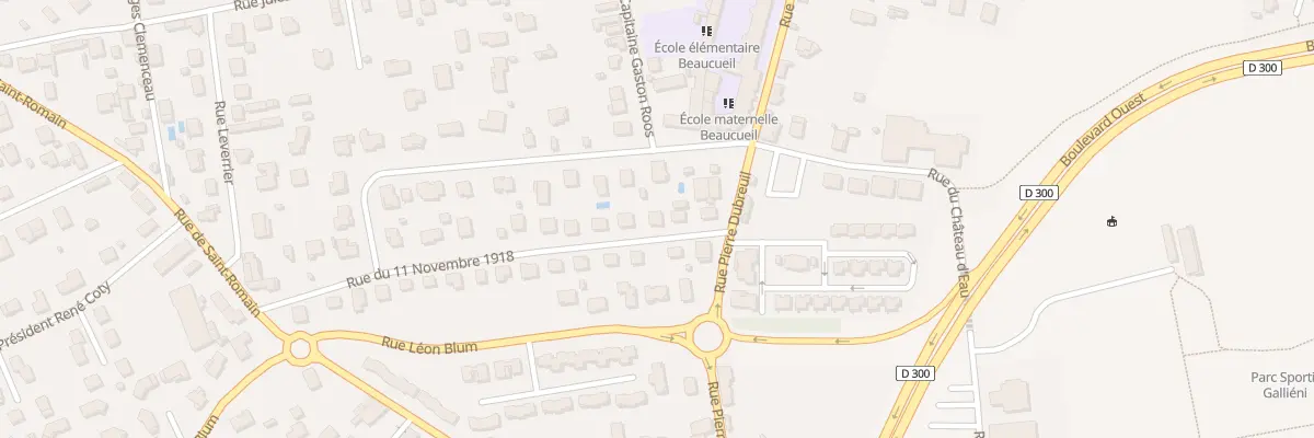 Plan du 54 Rue du Onze Novembre à Riorges